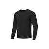 Li Ning Fitness Series Sweatshirts Men's Black Crew Neck Moderate Regular AWDT737-1