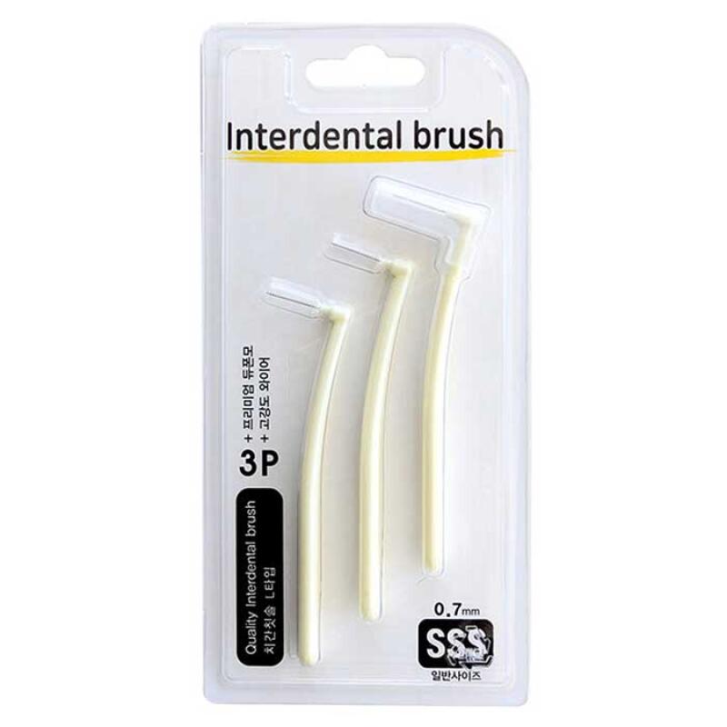 Everyday Interdental Brush L-Type SSS 0.7mm 3-Pack CH061