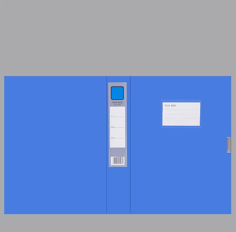 Set of 10 Foldable Plastic A4 Archive Boxes for Documents - Sizes 2cm, 3.5cm, 5.5cm, 7.5cm.