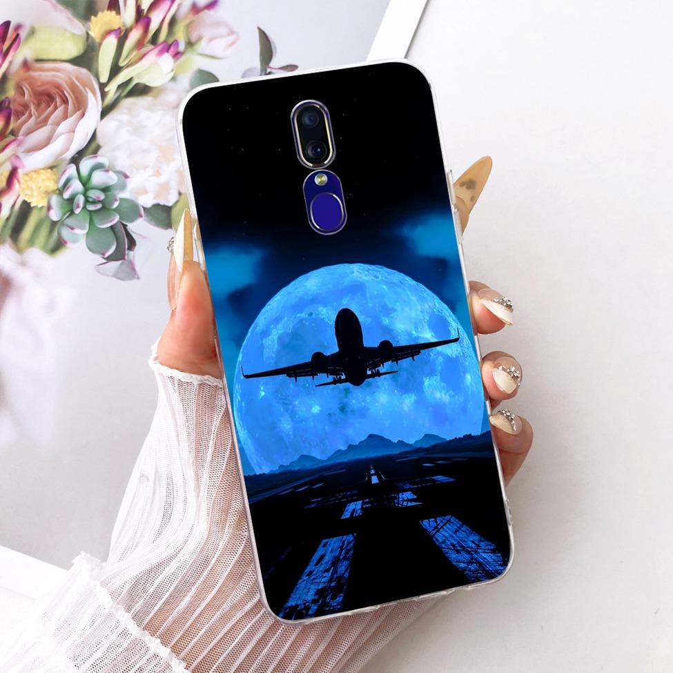 For Oppo F11 Case Cover Luxury Butterfly Love Fashion Flowers Cool Painted Phone Casing For Oppo CPH1913 CPH1911