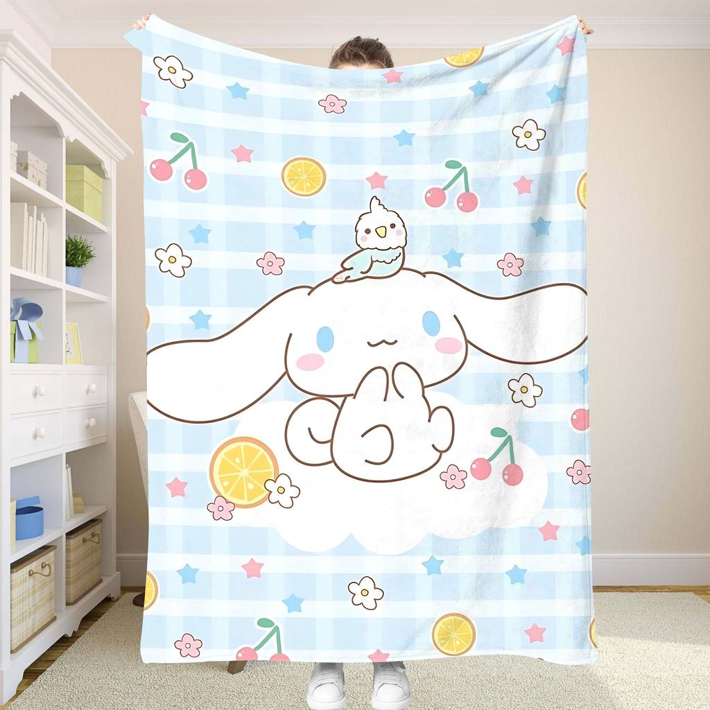 Fluffy Soft Blankets and C-Cinnamorol Picnic Blanket Summer Comforter Throw Blankets & Throws Home and Decoration Bedding Set