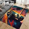 Classic car sunset street carpet Yoga living room room decor children's crawling mat doormat area rug games mat