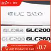 cflhmg1 2025 Hot 3D ABS Car Rear Trunk Letter Emblem Badge Decals Sticker For Mercedes Benz GLC X253 GLC260 GLC300e GLC350d GLC200 4MATI