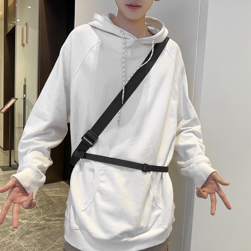 Crossbody Bag Couple Trendy Brand Tooling Satchel Cycling Backpack Women'S Casual Shoulder Bag Canvas Student Messenger Bag
