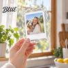 Magnetic Picture Display Holder 1/10 Pairs Clear Acrylic Photo Frame Magnet for Fridge Instant Photos Frames with Scalloped Edges Refrigerator