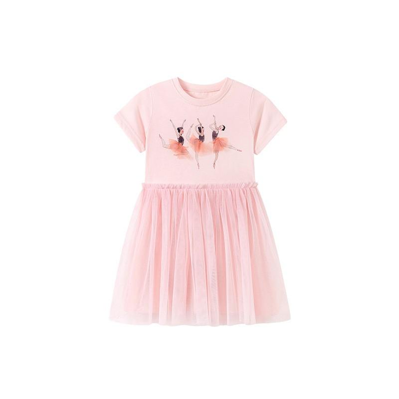 Little Maven Girls Princess Dress Mesh Cotton Kids 4-7Y