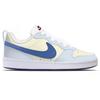 Nike Court Borough Lazy Kitten Leather Abrasion Resistant Slip Resistant Low Top Skateboard Shoes Unisex Yellow Blue BQ5448-100(Team1664-)