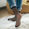 Summer Style Fishnet Mesh Socks with Thick Soles – Sexy & Invisible Non-Slip Women's Short Socks
