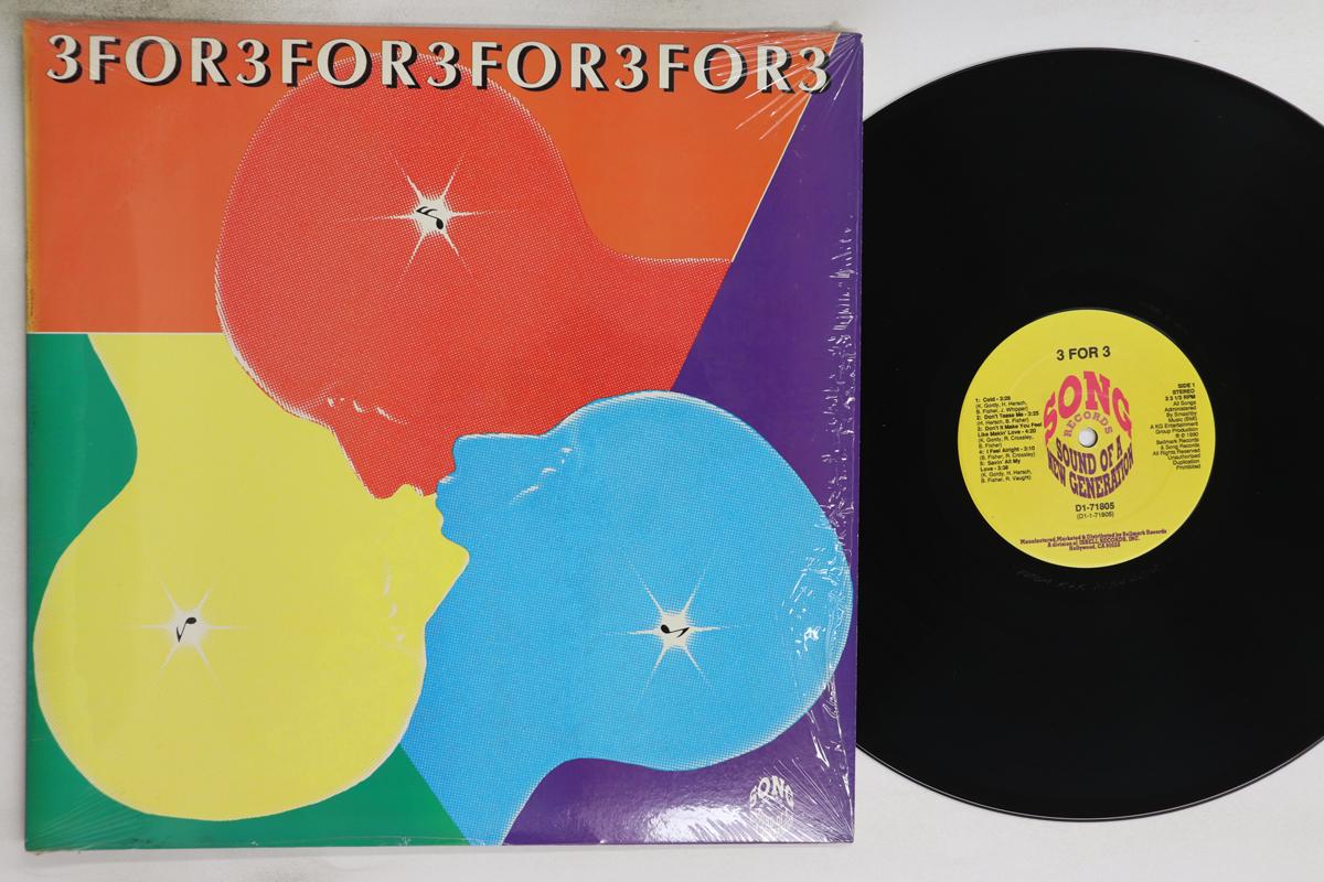 

LP Record 3 FOR 3 - 3 For 3 D171805 SONG 1990 US Rap & Hip-Hop/R&B Used
