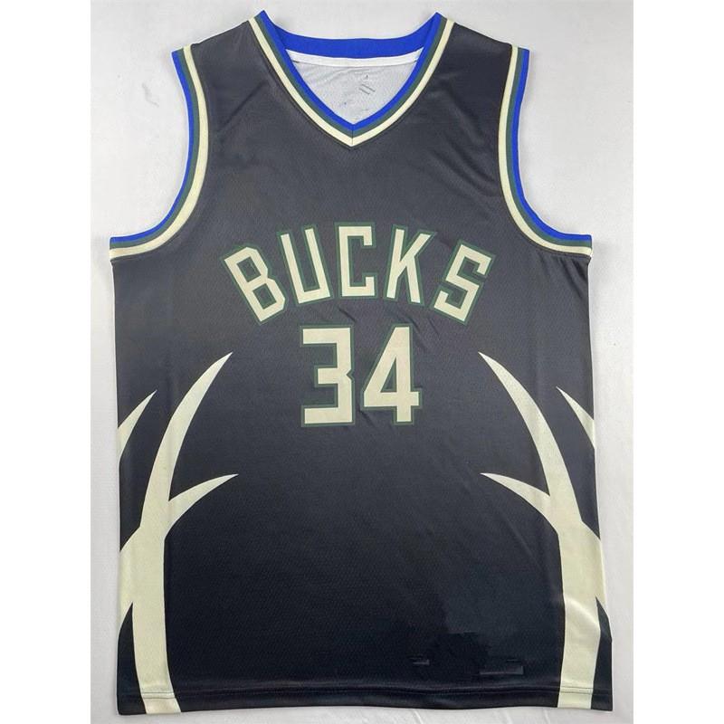 Mens Basketball Jersey Giannis Antetokounmpo Milwaukee Bucks 34 Fan Wear Sportswear Practice Game Training