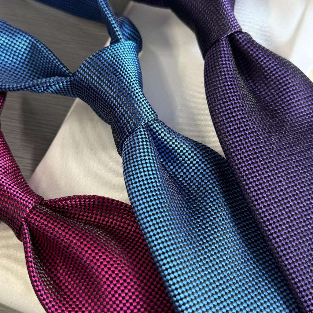 Kyoto Made in Solid Job Present [Milano Alpha] Tango-made Necktie, Japan, 100% Silk, Stylish, Men's, Blue, jpmj-03, Father's Day, Hunting, Wedding,