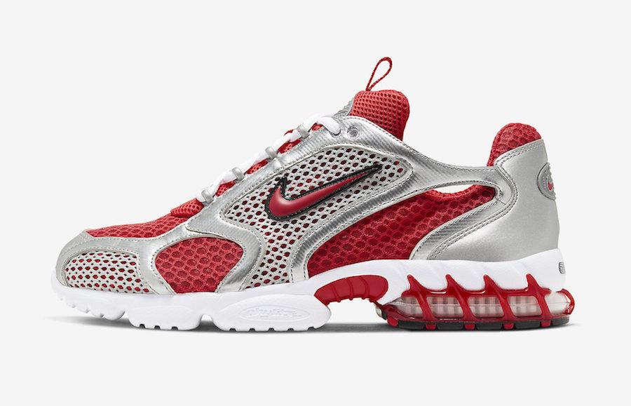 CJ1288-600 NIKE AIR ZOOM SPIRIDON CAGED 2 TRACK RED (Men's)