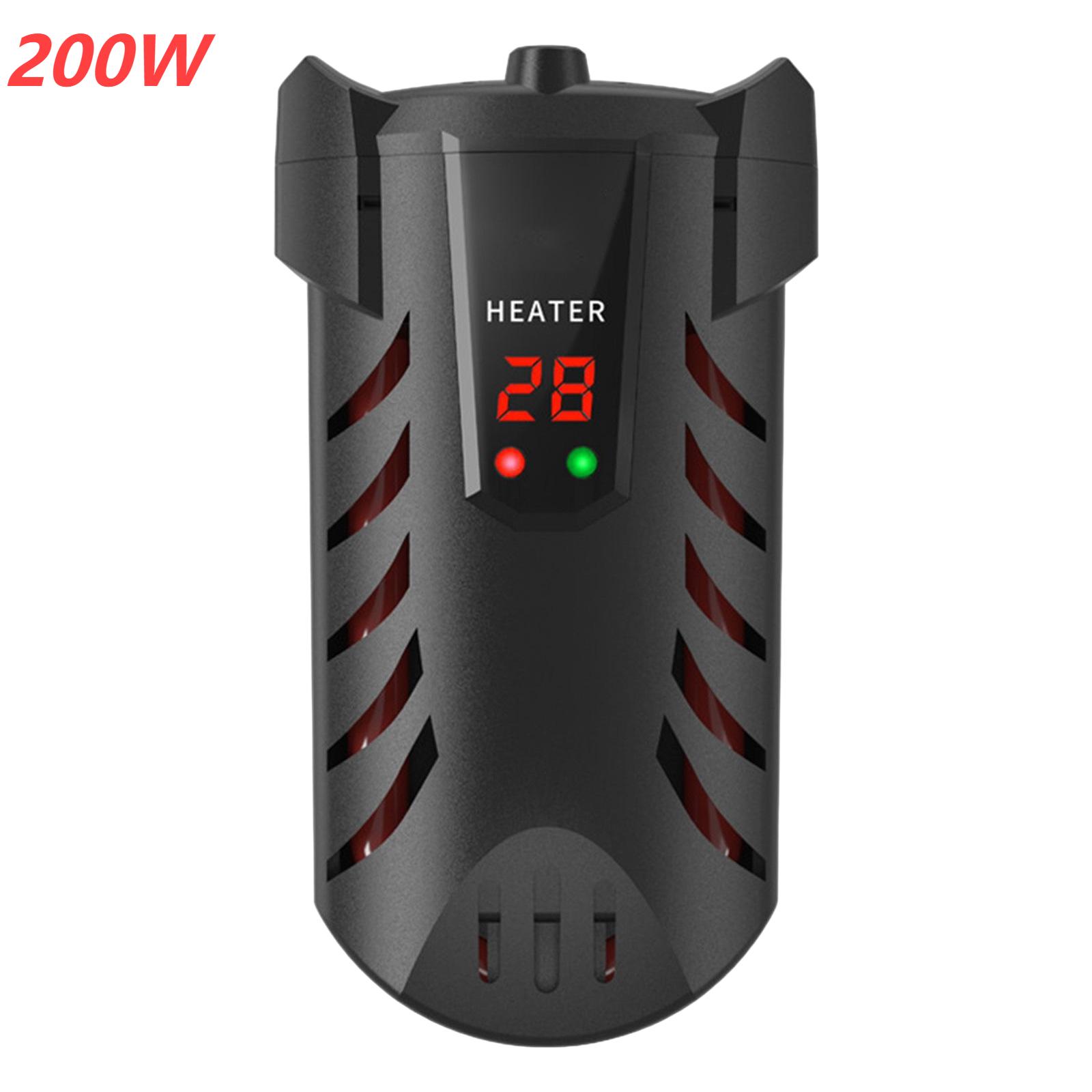 

25/50/100/200 Вт Нагрівальний стрижень для акваріума Цифровий дисплей Нагрівальні стрижні для акваріума з присоскою Нагрівач акваріумної води Aqua Fish 200W