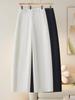 Women's Summer 2026 Casual Solid Color Loose-Fit Scythe Pants with 3D Cut