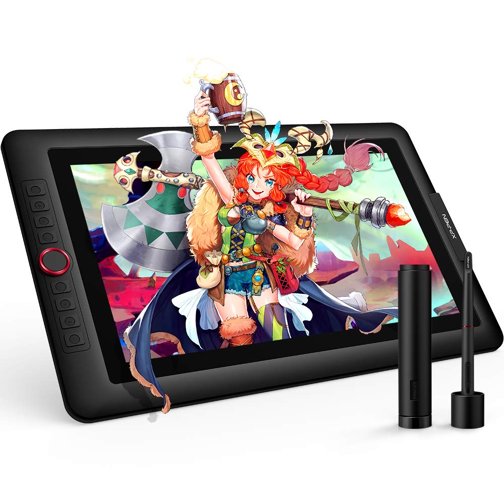 

XPPen Liquid Tab Tilt Detection 8192 Pen Pressure Levels 88% NTSC Color Gamut 15.6 Inch Full HD IPS LCD Artist15.6 Pro
