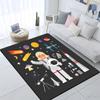 Cartoon astronaut children's room decorative carpet Camping cushion play aera mat  floor mat carpet game area rug floor mats