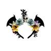 Dark Halloween Skull Headband Simulation Flowers Day of The Dead Headband  Festive Decorations