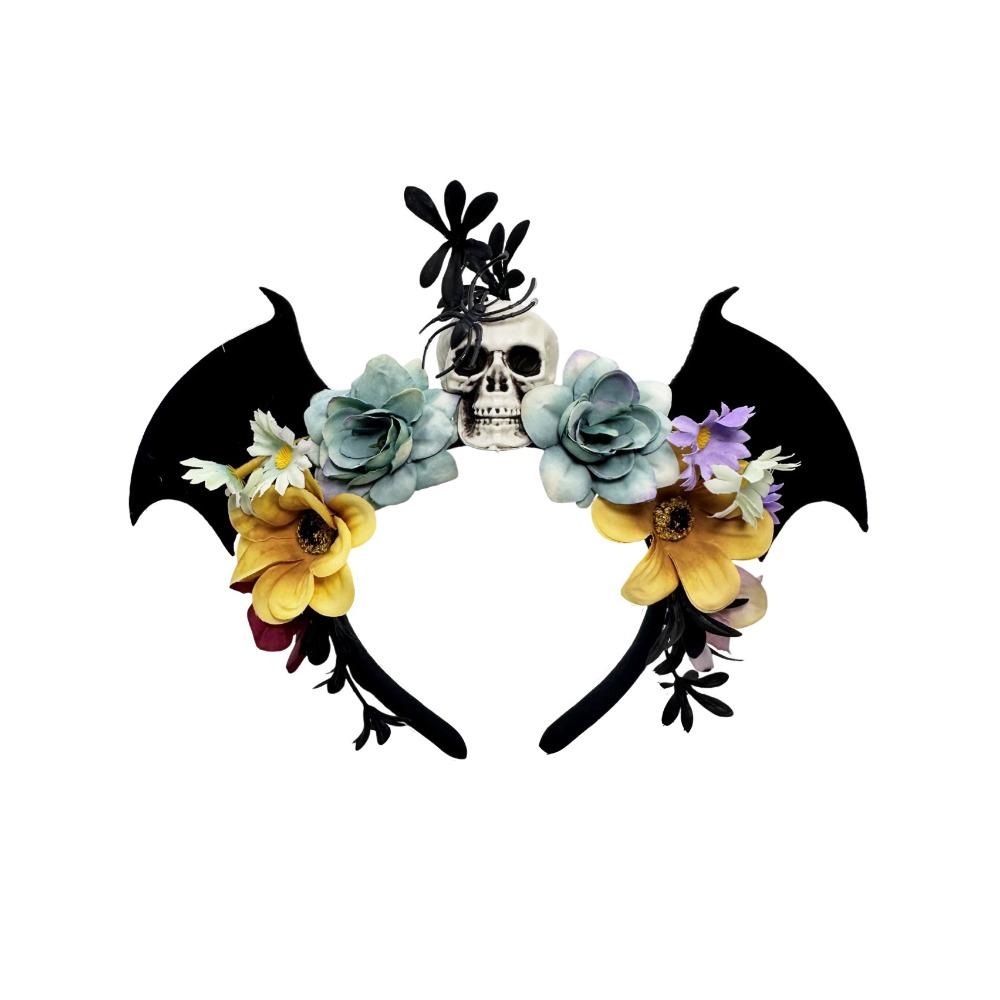 Halloween Decor Skull Head Headband Dark Day of The Dead Headband Halloween Skull Headband  Cosplay