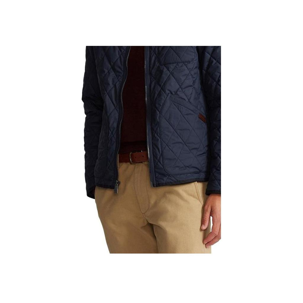 Polo Ralph Lauren Solid Color Quilted Zip Jacket Men jackets Navy 710852760-002