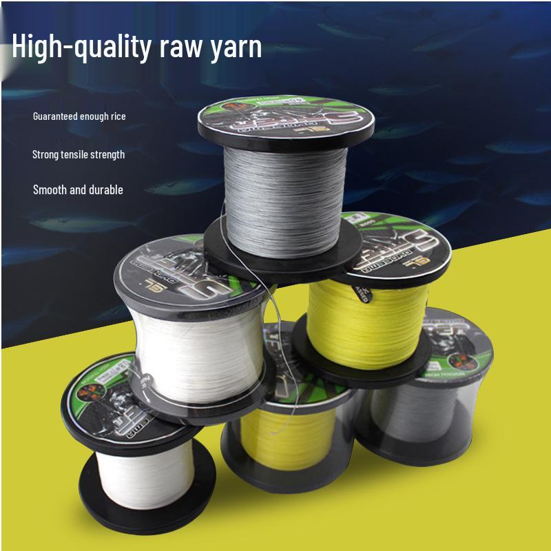 500m 8-Strand Dyneema PE Braided Fishing Line for Sea Casting and Lure Fishing Rods