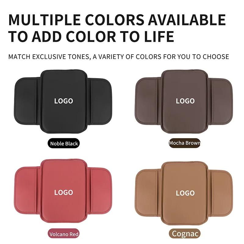 PU Car Armrest Mat Auto Center Console Arm Cushion Cover for Kia Ceed Sportage Picanto Cerato Seltos Soul Rio 3 4 5 2021 2020 GT