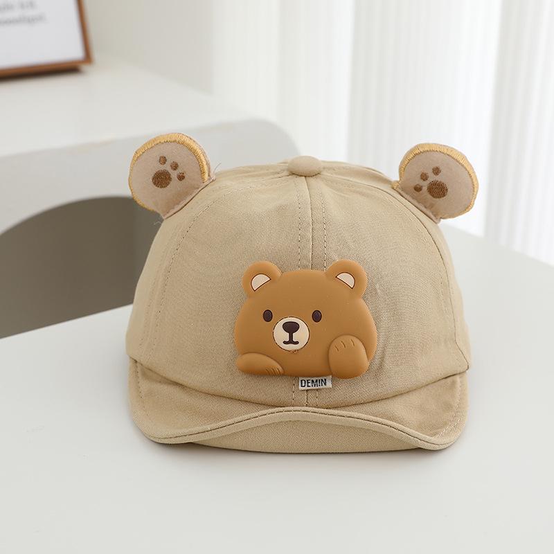 Kleiner Bär Baby Baseballkappe - Weiche Krempe, Niedlich & Vielseitiger Sonnenschutz für Jungen & Mädchen