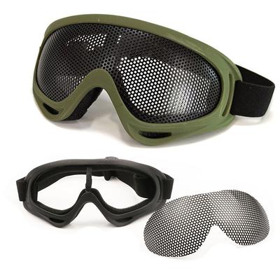 Outdoors Hunting Airsoft Goggles Tactical Paintball Shock Resistance Eyes Protecting Outdoor Sports Metal Mesh Glasses Goggle