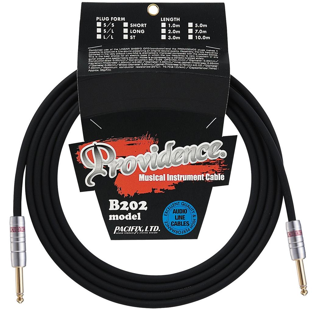 Providence B202 Shielded Cable, 3m, SS Plug
