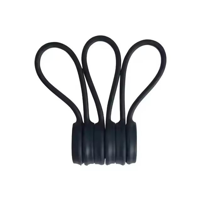 Reusable Magnetic Cable Ties, Cord Organizer, Silicone Magnetic Cord Ties for Bundling Stuff, Book Marker Fridge Magnets