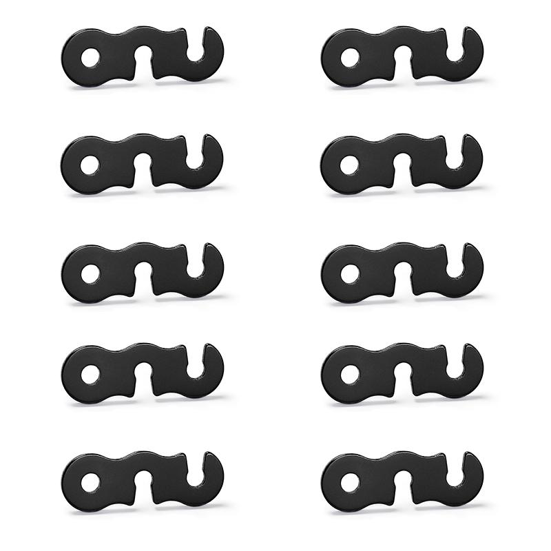 Aluminiumlegierung Zelt Windseil S-Typ Spanner Befestigungselement Einstellbar Camping Zelt Kordel Seil Schnalle Zeltzubehör Für Outdoor