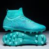 Fashion High-top Football Shoes Broken Nails Long Nails Professional Grass Football Training Shoes Men's Football Uppers