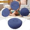 Pernă gonflabilă ergonomică reglabilă pentru meditație cu suprafață din microfibră antiderapantă, portabilă, pentru podea