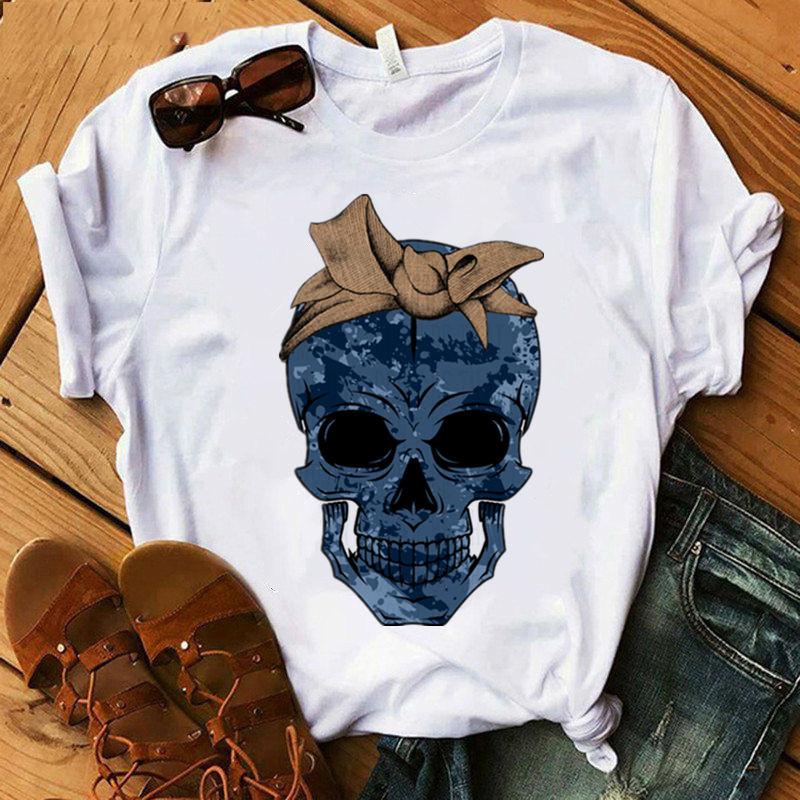 Women Crown Funny Print T Shirt Fashion Summer O Neck 90S Clothes Girl Casual