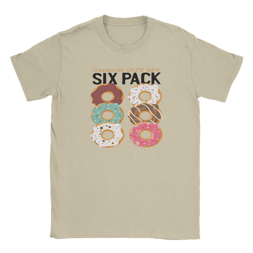 Check Out My Six Pack T Shirts Unisex Cotton Casual TShirt O Neck Donut Tee Shirt Short Sleeve Tops Plus Size