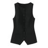 Spring 2025 Women's Fashion: Versatile Slim Sleeveless Suit Vest