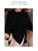 Korean Style Women's Retro Wool Sweater, Round Neck, Long and Thick for Autumn/Winter
