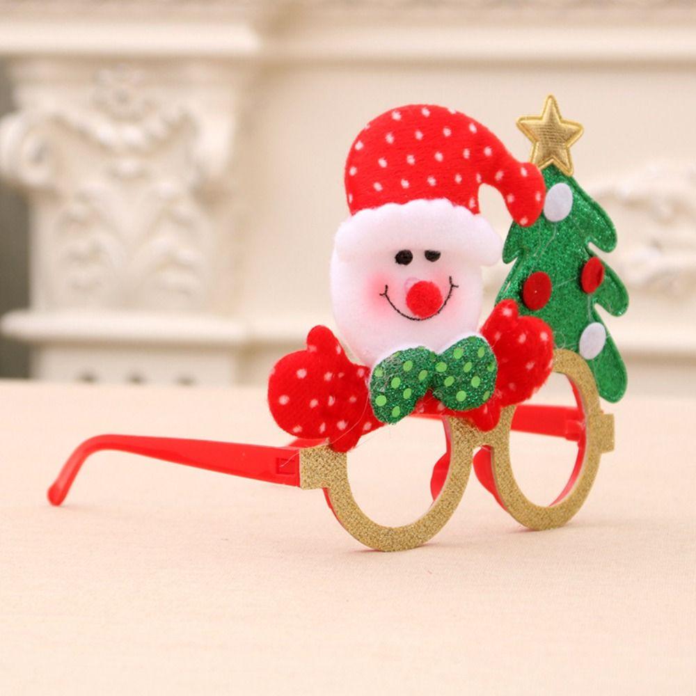 Funny Gift Party Adults Cute Santa Children's Glasses Elk Glasses Christmas Decorations Photo Prop