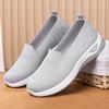 Shoes women's middle-aged and old spring breathable and comfortable single shoes direct sales soft-soled casual one-pedal mesh mother shoes