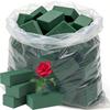Blocs en Mousse Florale Verte Rectangulaires Fleurs Fraîches Artificielles Bloc de Mousse Sec Humide Boue Florale pour Fleuriste Fournitures de Fête de Mariage