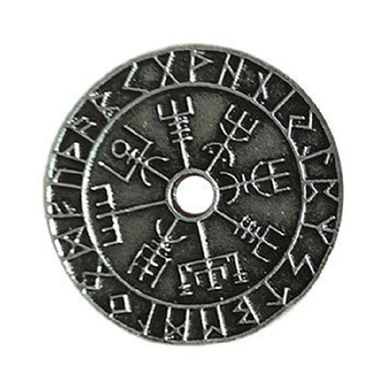 Collana Pendente Rune in Lega Nera Lunghezza Regolabile Fascino Etnico Choker Catena Clavicola alla Moda Gioiello Unisex per Feste
