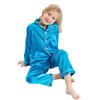 Children's Ice Silk Pajamas Set - Comfortable Summer Sleepwear for Boys and Girls