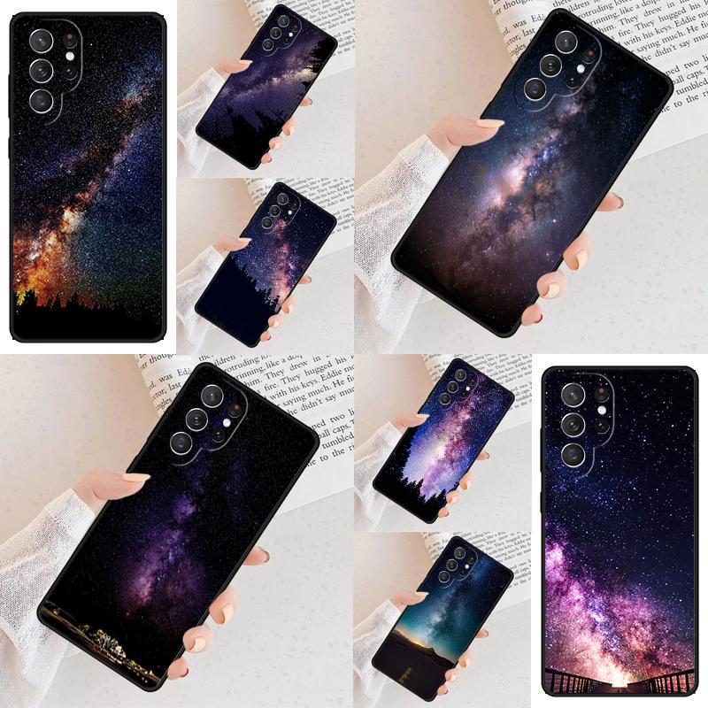 Starry Night Sky Stars Child Cell Phone Case for Samsung Galaxy S26 Ultra S25 S24 S23 S22 S21 S20 Note10 Cover