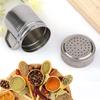with Handle and Lid Spice Bottles 304 Stainless Steel Condiment Container Salt Dispenser  Kitchen