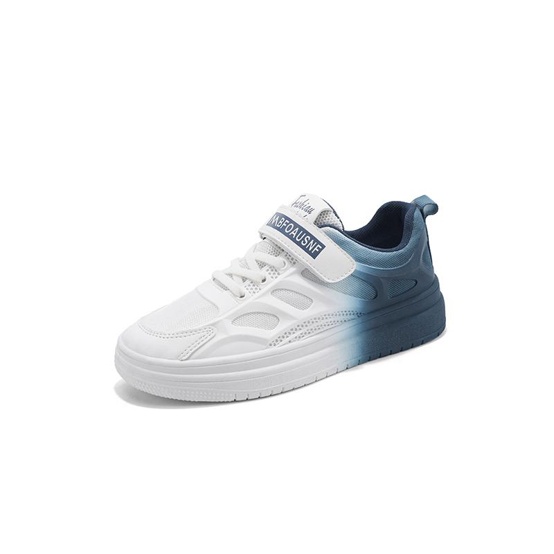 

Классические туфли для мальчиков Дышащая детская спортивная обувь Новые повседневные туфли на липучках для учеников начальной школы 39