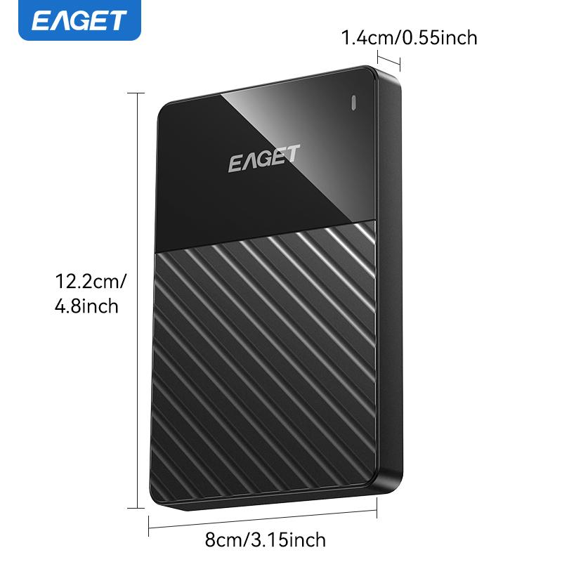 Tragbare externe Festplatte Speichererweiterung Mobile HDD USB 3.0 für PC, Mac, Desktop, Laptop, PS4, PS5 , Büro & Spiel
