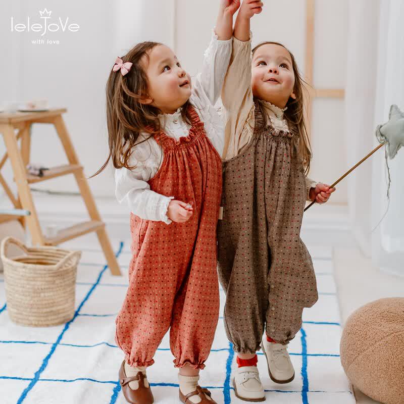 LELE JOVE Kids' Nordic Style Overalls