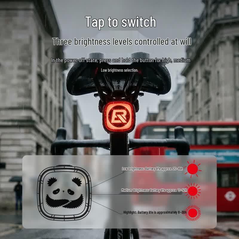 Rockbros Smart Sensor Bicycle Expression Tail Light