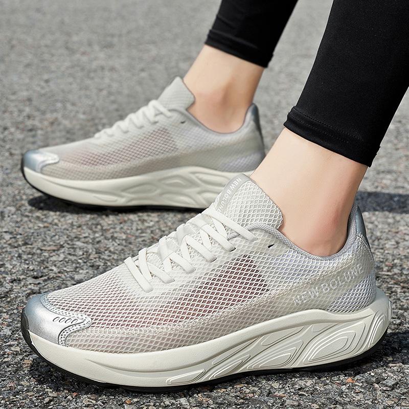 Foott Men's Green New Breathable Sneakers Mesh Solid Color High Quality Sneakers Lightweight Anti Slip And Four Season Running Shoes Cm