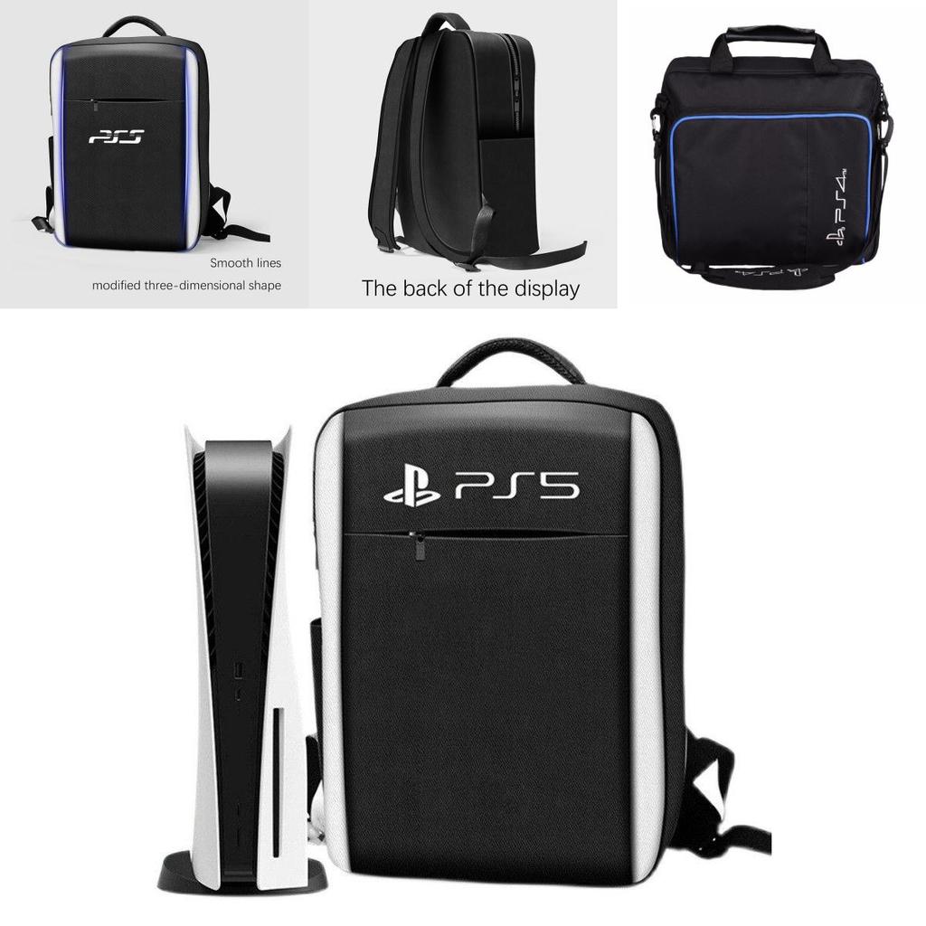 Ps5/4 Storage Bag Shockproof Dustproof Stylish Double Color Design Easy To Carry