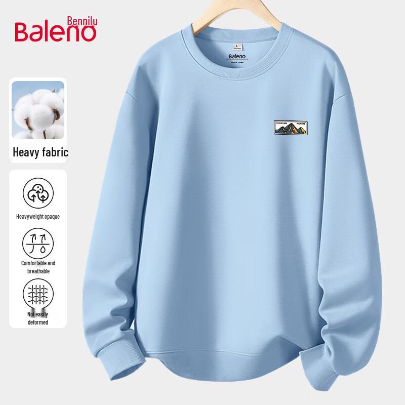 Baleno Men's Round Neck Loose Fit Sweatshirt